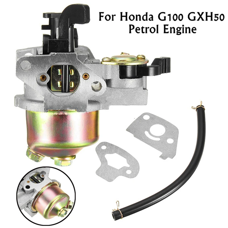 For Honda G100 GXH50 Petrol Set Metal Spare Cement Carburetor Mixer Replacement 4-Stroke Kit Useful Part Practical