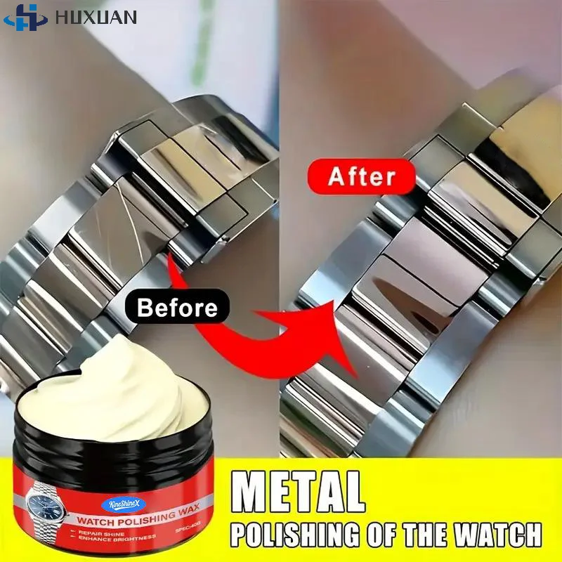 30g Watch Polishing Paste for Metal Frame Renewal, Strap & Screen Scratch Repair Cream, Jewelry Polishing Tool