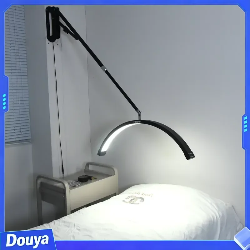 LED Half Moon Ceiling Light Lamp for Eyelashes Lights Gold Photography Ring Light for Makeup