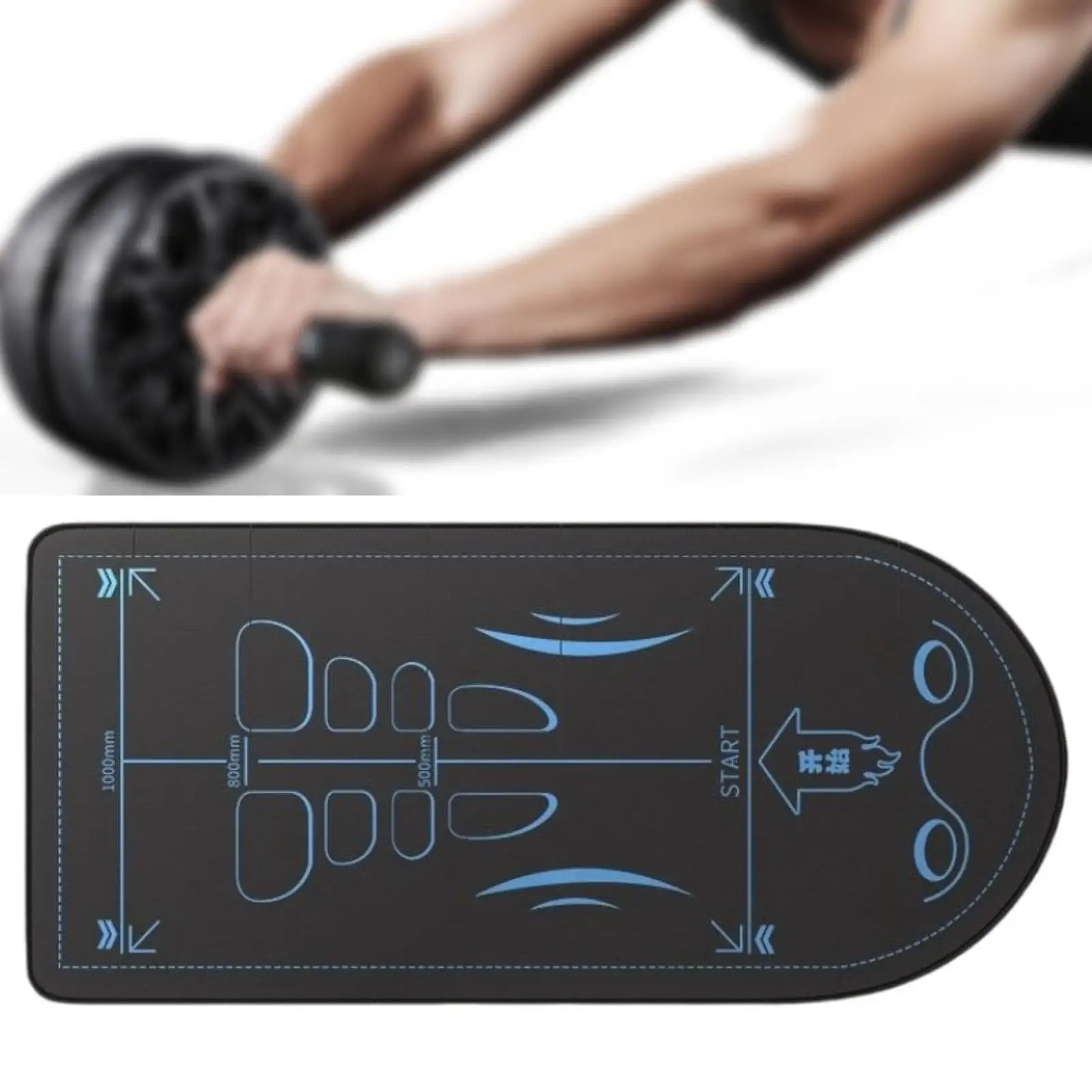 Anti Slip Yoga Mat Floor Protection Pad Fitness Equipment for Home Gym Pilates and Dance