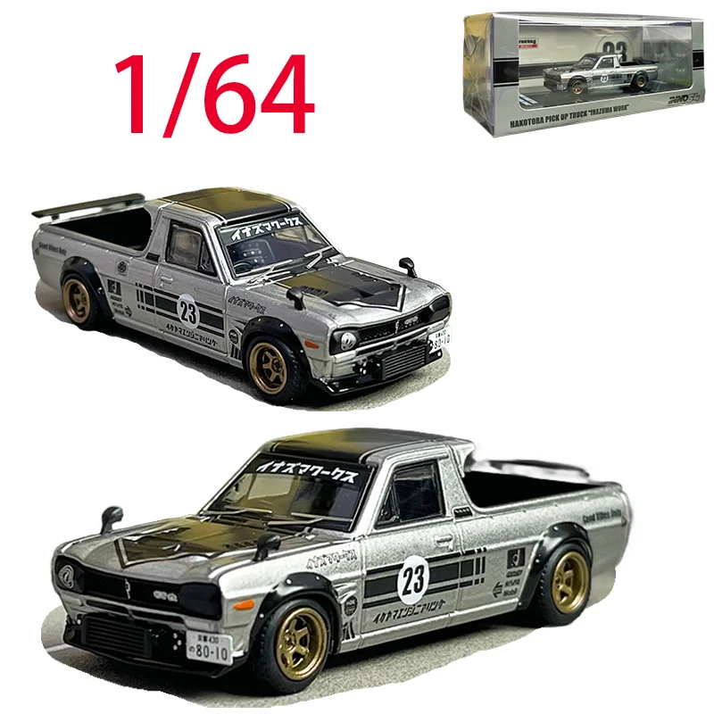 

INNO Diecast 1/64 Scale Nissan Alloy Car Model Nissan Sunny Hakotora Pickup Truck Play Vehicles Toys for Boys Original Box