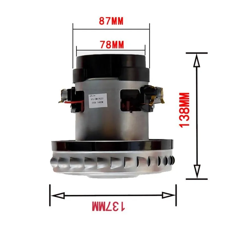 

1400W 220V Vacuum Cleaner Motor for LEXY VC-CW3002 Karcher WD3.200 Vacuum Cleaner Replacement Motor