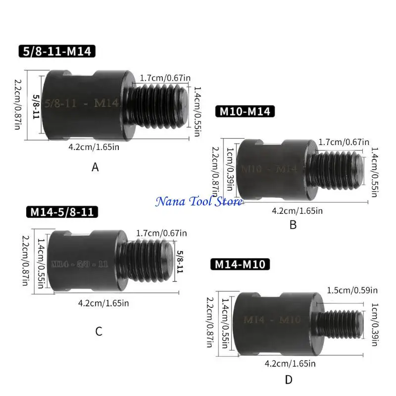 31GJ Different Thread Diamond Bit for Grinder Polisher Bit Converters Accuracy Different Bore Size Connectings Rod