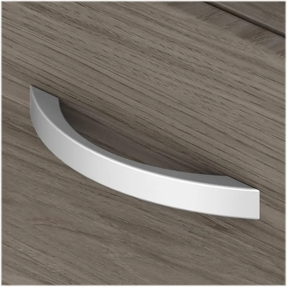 خزانة ملفات متنقلة حديثة بدرجين من Hickory Hybrid من Bush Business Furniture - مجمعة