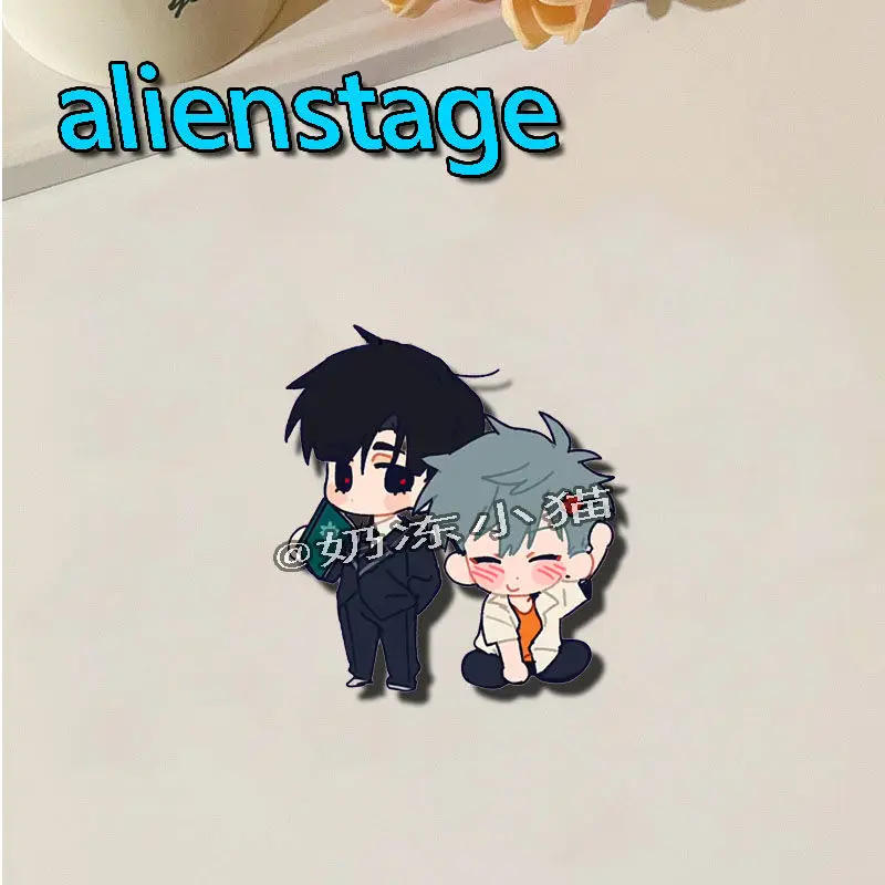 ALIEN STAGE IVAN & TILL Badges Pins Anime Cartoon Women Brooch Fashion Creative Cartoon Cosplay Brooches for Bag Accessorie Gift