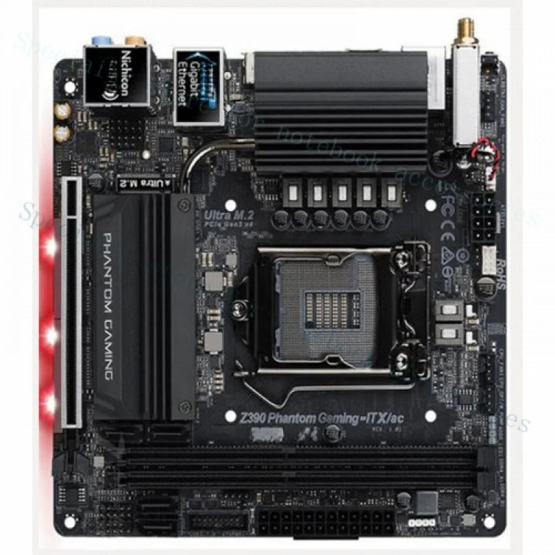 

A++For ASRock Z390 Phantom Gaming-ITX/ac Desktop Motherboard Z390M LGA 1151 DDR4