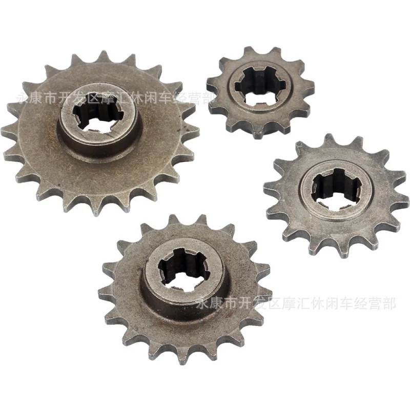 

Mini Motorcycle Accessories 47 49CCApollo Small off-Road Little Leah Mule Cart Front Sprocket Small Fly Chain Plate