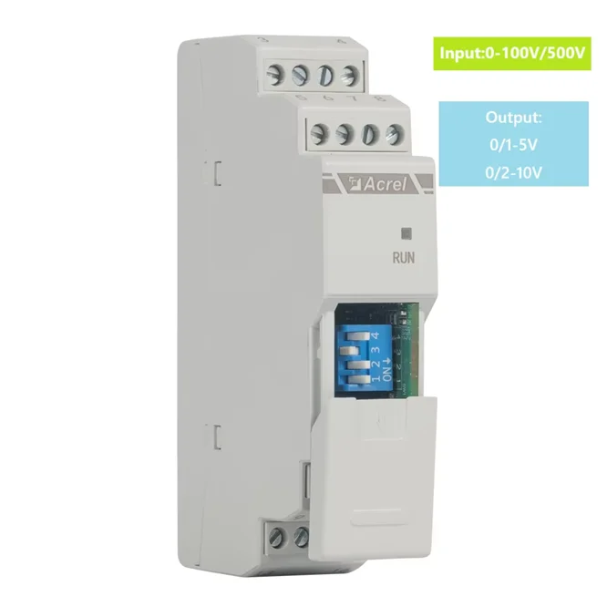 

Acrel Input AC 0-500V Output DC 0-5V AC Voltage Transducer BD100-AV/V-A11 Power Sensor for Industrial Automation