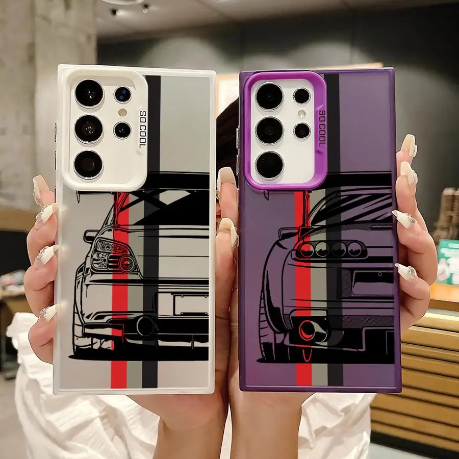 Jdm-Coque Souple De Luxe Pour Samsung Galaxy S24 Ultra S20 S21 FE S23 Ultra Note 20 S22 Plus S20 FE S24