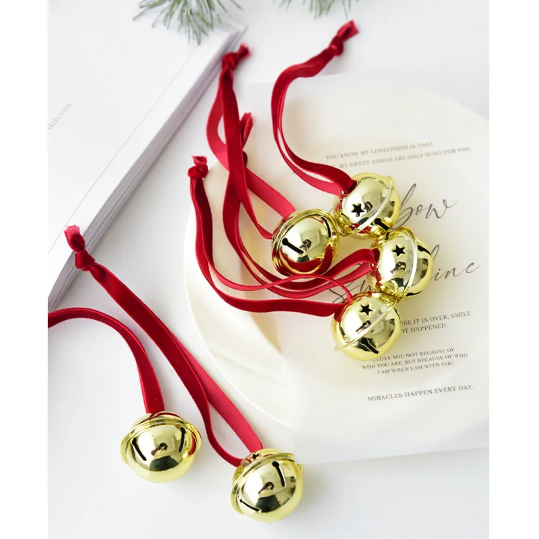 6Pcs/Set Gold Jingl…