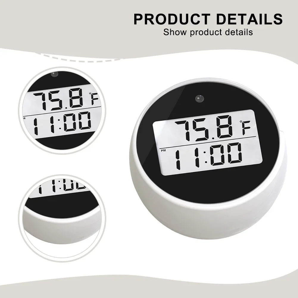 Pour un usage domestique thermomètre alimenté par batterie minuterie numérique utilisation nocturne comme image jauge de température précise du bain de glace