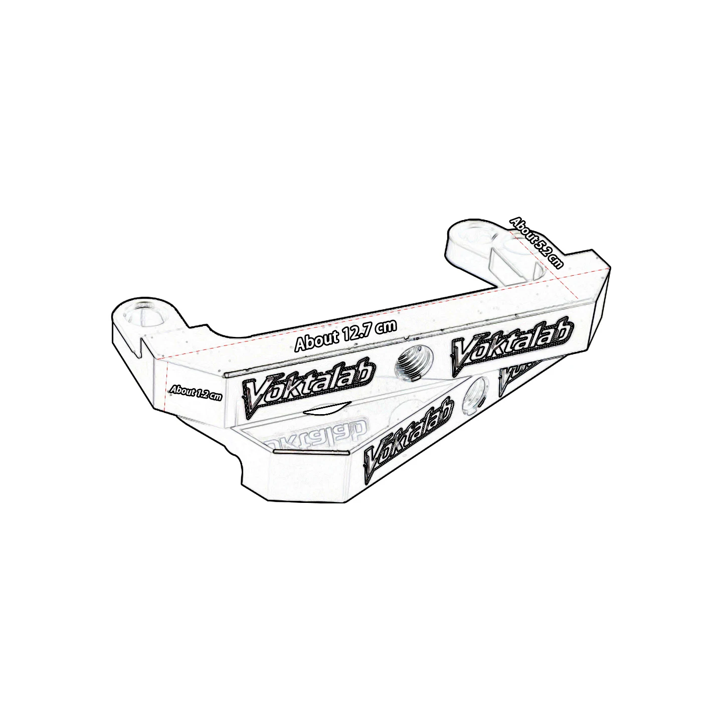For Suzuki GSXR1000 GSX1000R/RZ/X GSX-R1000 Motorcycle Accessories Adjustable Front Downforce Strap Bracket Kit Caliper Bracket