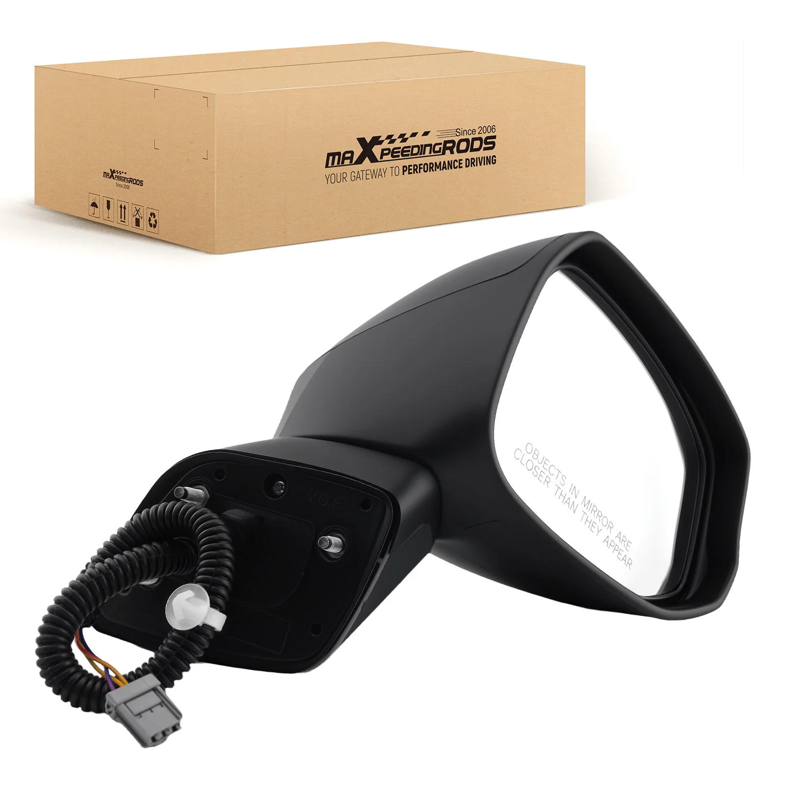 

Правое зеркало заднего вида для Honda Civic 2012-2014 HO1321261, с электроприводом, регулируемое, боковое зеркало заднего вида