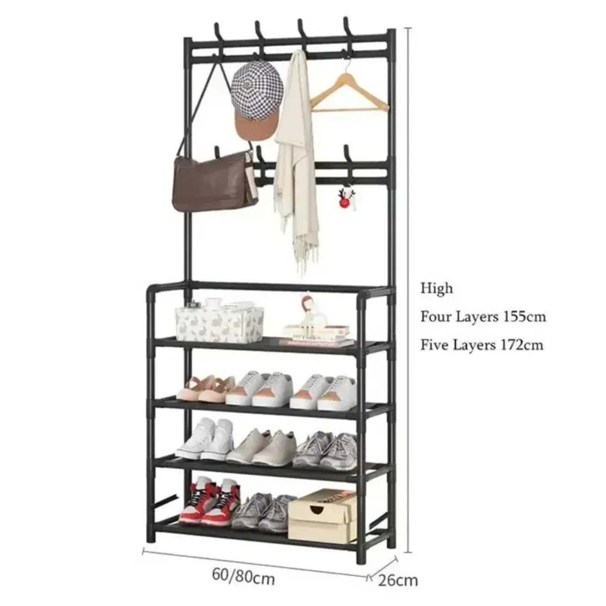 Multilayer Shoe Rack Multifunctional Hanging Bag Shelf Bag Hanger Dormitory Household Shoebox Shoerack Furniture Storage Shelf