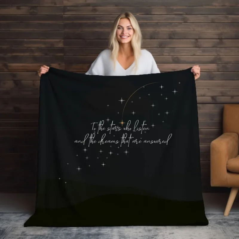 Night Court stars in Velveteen  snuggly bookish blanket to wrap Sarah J Maas fans