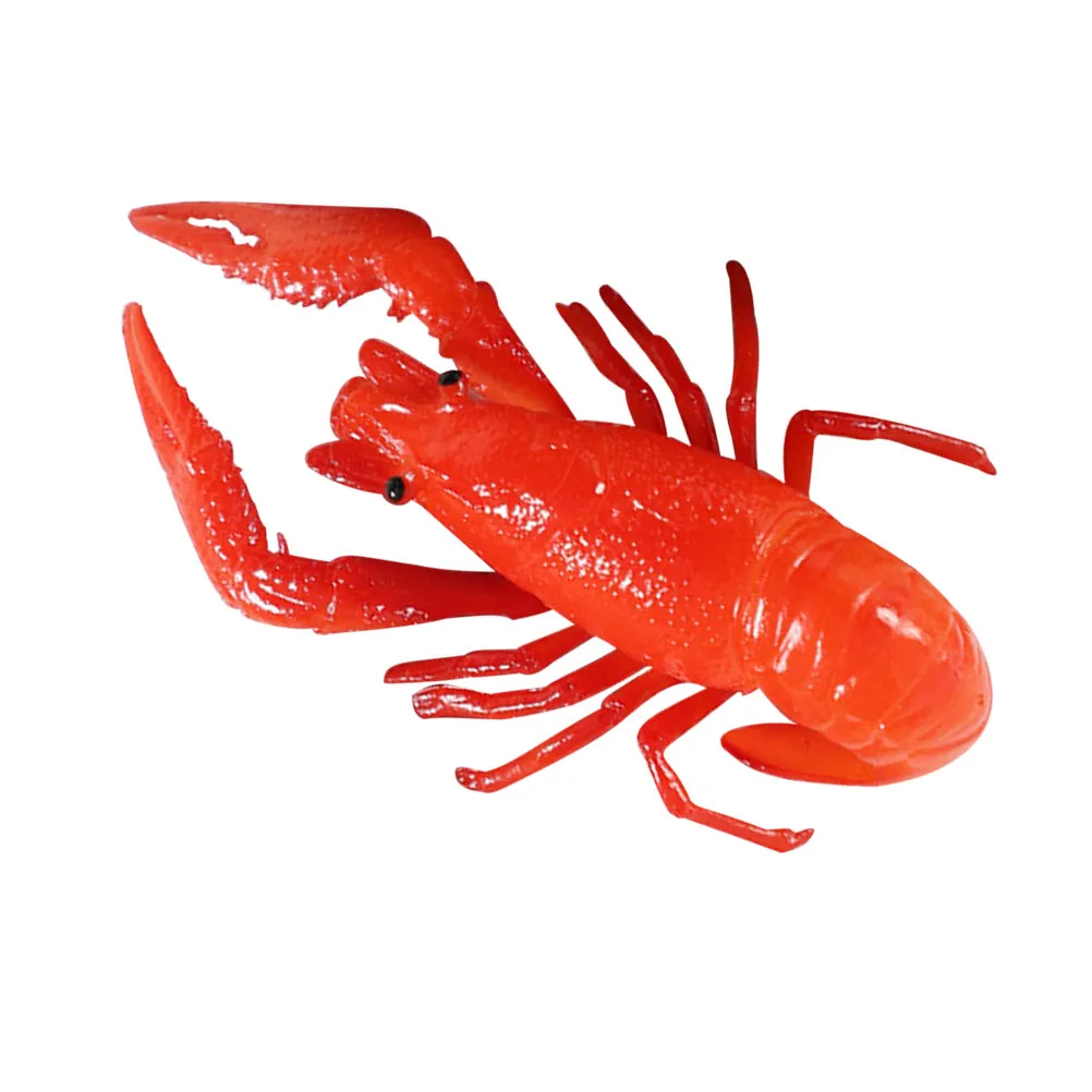 

Портативная маленькая искусственная имитация омара, декоративная скульптура из ПВХ для двора, сада, балкона, дня рождения, праздничного стола
