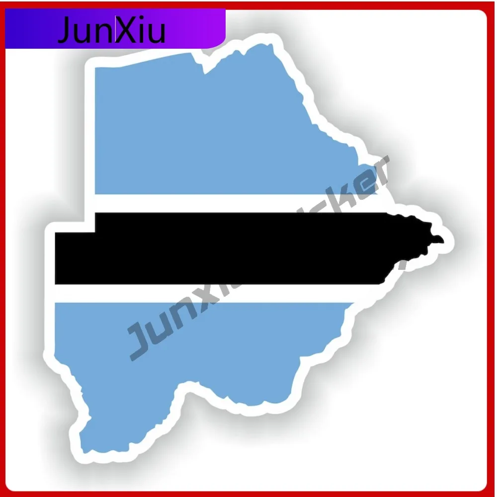 

Botswana Map Flag Silhouette Sticker Vinyl Decals Exterior Funny Decorations Cars Sticker Motorcycle Stickers Custom Boat Waterp