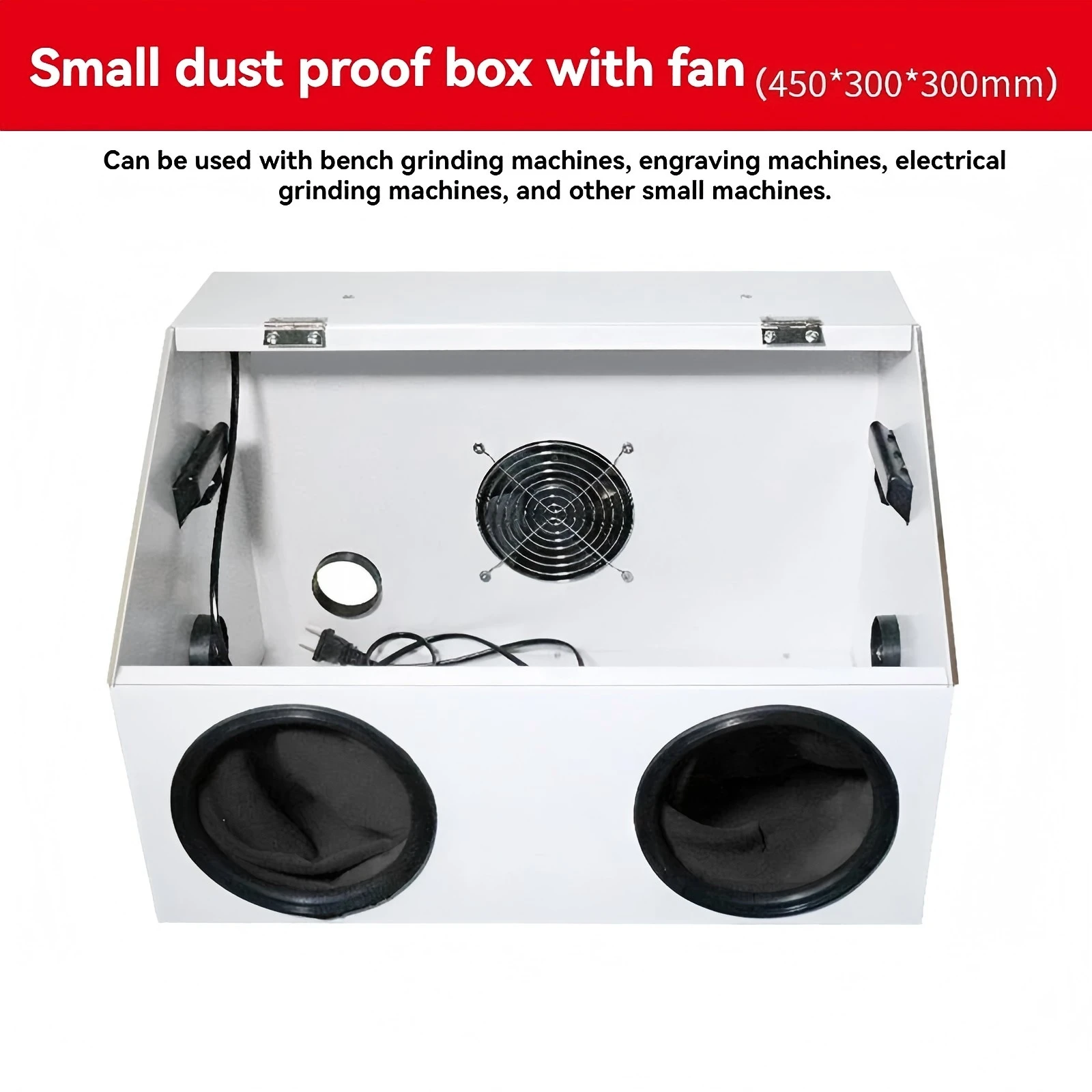 New Water Curtain Spray Paint Box Household Exhaust Fan Model Toy Doll Color Spray Negative Pressure Exhaust Fan