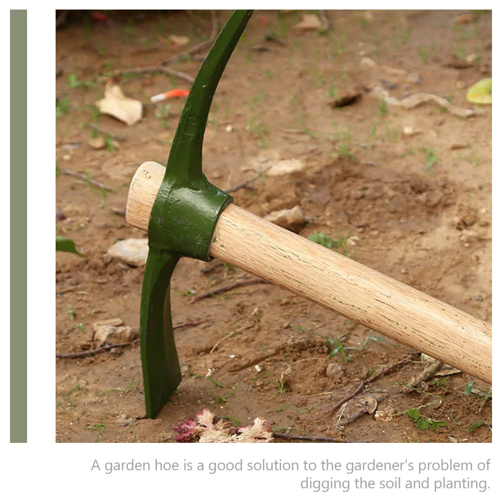 Hand Hoe Household Gardening Hoe Sturdy Steel Digging Hoe Outdoor Pickaxe garden hoe gardening digging hoe