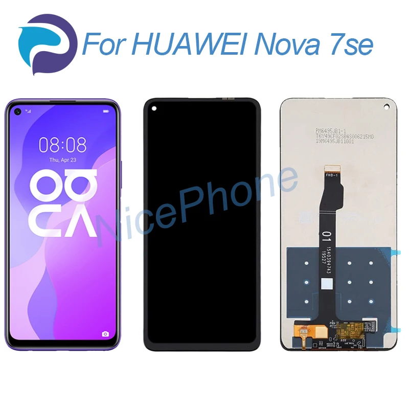 

for HUAWEI Nova 7se LCD Display Touch Screen Digitizer Assembly Replacement 6.5" CDY-AN00, CDY-NX9B Nova 7se Screen Display LCD