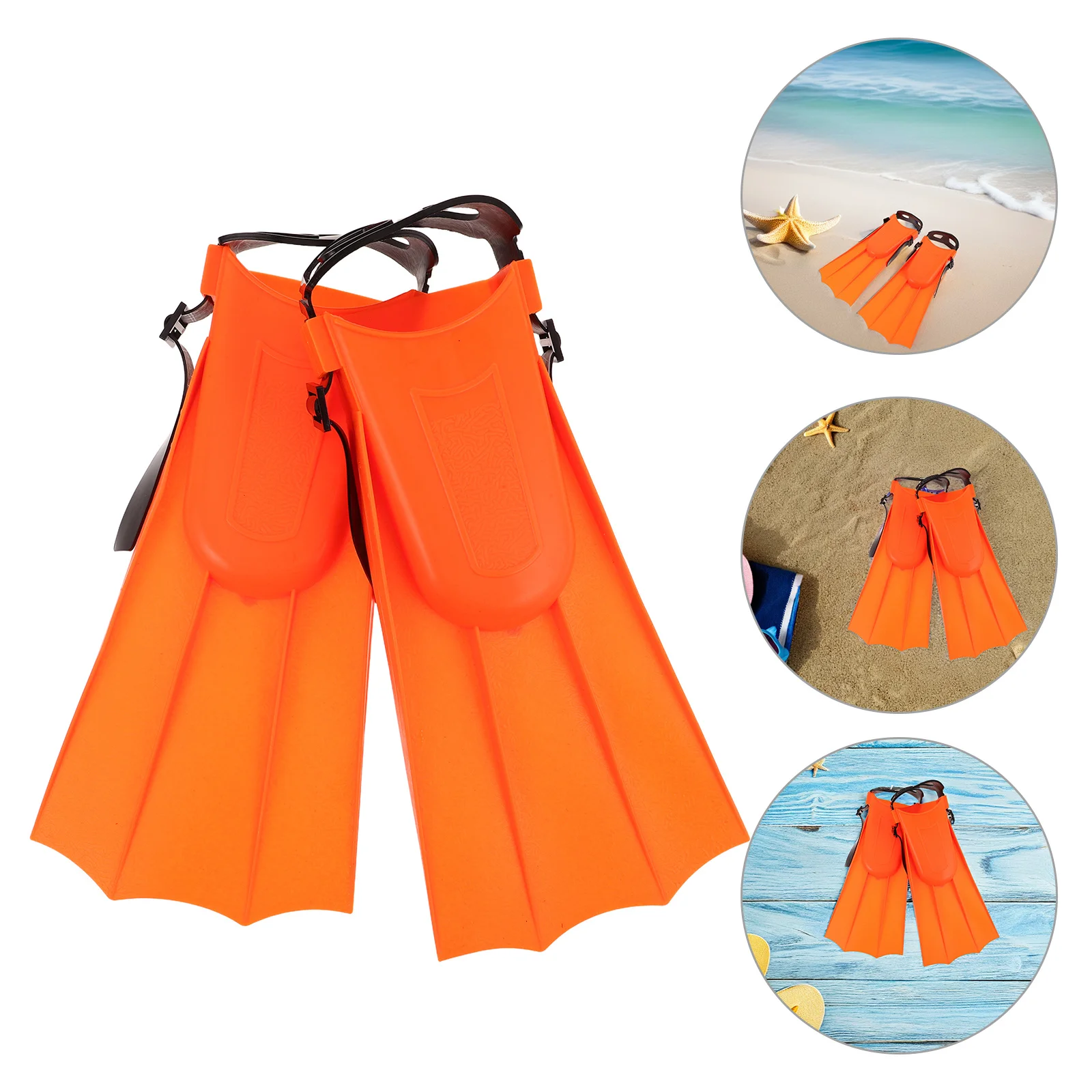 

1Pair Swimming Flippers for Adults and Kids Comfort Fit Dive Fins Snorkeling Scuba Training Short Fins for Lap Swimming Leisure