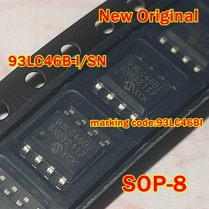 

1pcs to 100pcs 93LC46B-I/SN SOP-8 New Original marking code:93LC46BI 1K Microwire Compatible Serial EEPROM