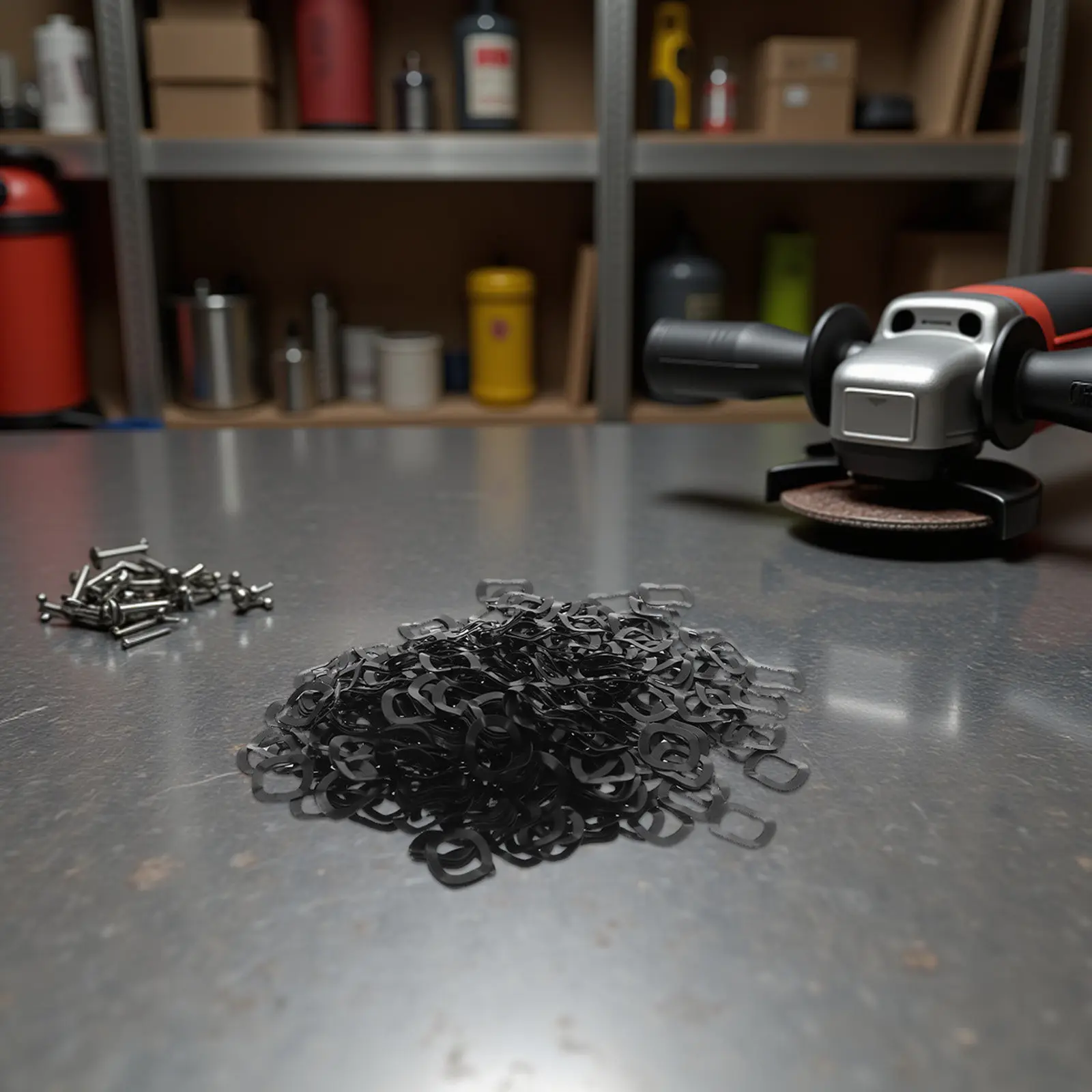1000Pcs Wave Spring Washer Black Manganese Steel 6Mm Inner Diameter Compression Triple Wavy Washers for Bolts Electrical