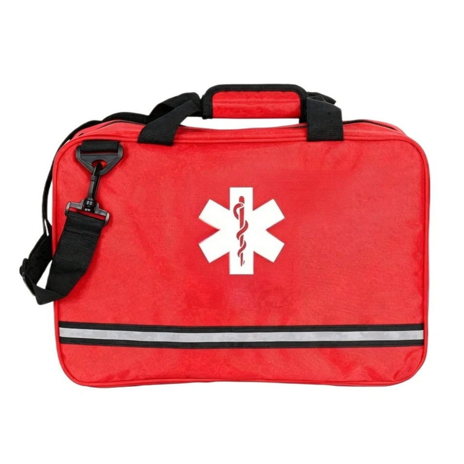 Portable Multi-Layer First Aid Kit Visit Bag with Shoulder Strap Outdoor Survival Medical Travel Medium Emergency Pouch Home Box