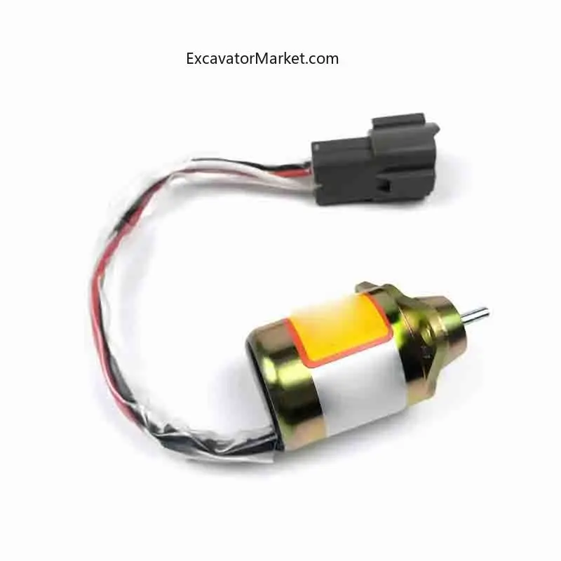 For excavator For Komatsu excavator PC30MR/40/50-2-1 flameout switch solenoid valve hook