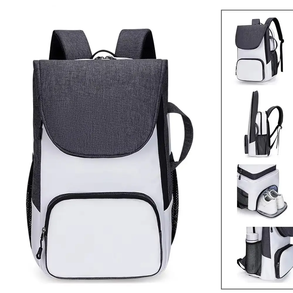 

Новая складная сумка-рюкзак для теннисных ракеток, многофункциональная вместительная сумка для переноски с отделением для обуви, спортивная сумка