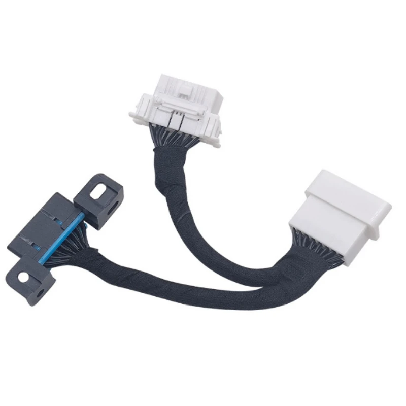 Latest for Toyota and Nissan Automobile OBD2 Electronic 0.15M  One Tow Two Conversion OBD2 Extension Cable Connection Cable Line