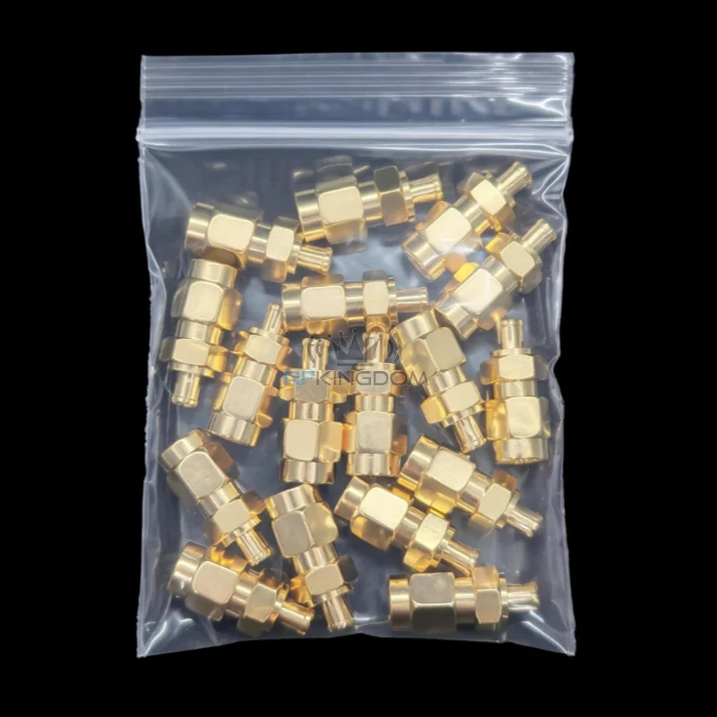 50Pieces Wholesale SMA Male to MCX Male Coax Connector Loss Low RF Adapter for WiFi Antenna FPV Drone
