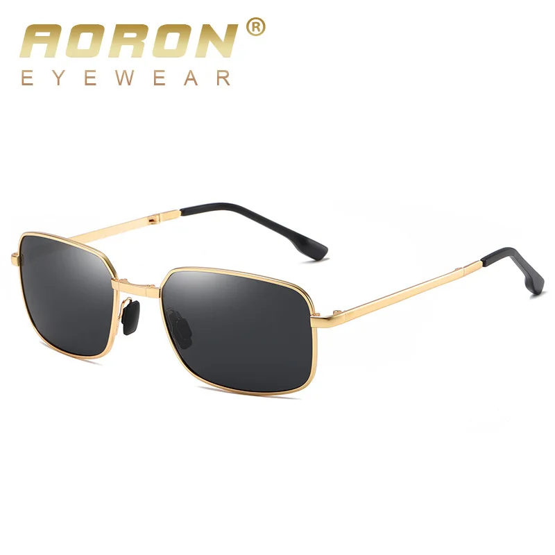 New Men Square night-vision Glasses Polarized Light Discoloration Folding Fashion Mens Sun Glases Bicycles Capacetes Lunette