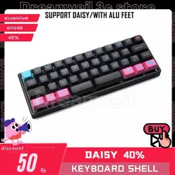 Daisy 40% Mini Keyboard Shell Anode Aluminium Gaming Keyboard Kits Hot Swap Custom Gamer Pc Keyboard In Stock Accessories Gifts