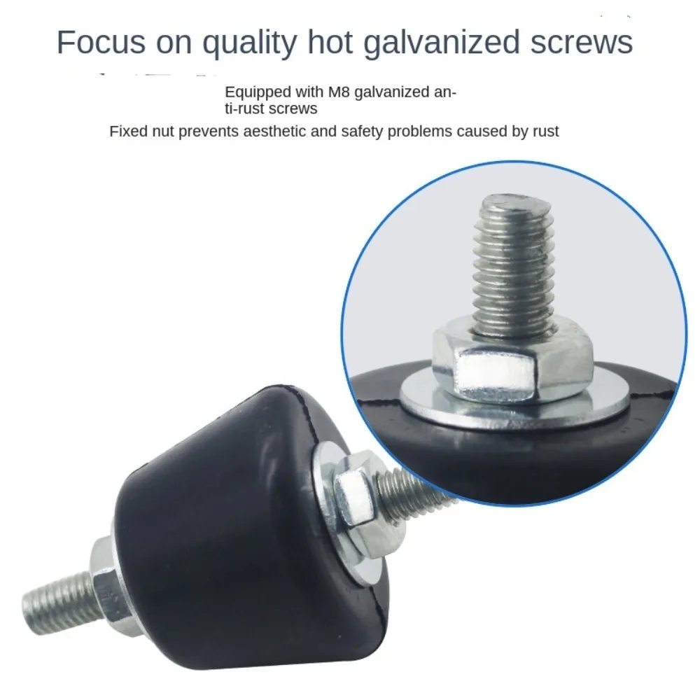 

4Pcs Damper Anti Vibration Rubber Mount Cushion Foot Pad Shock Pad Cushion Absorbing Outside Unit Air Conditioner Bracket