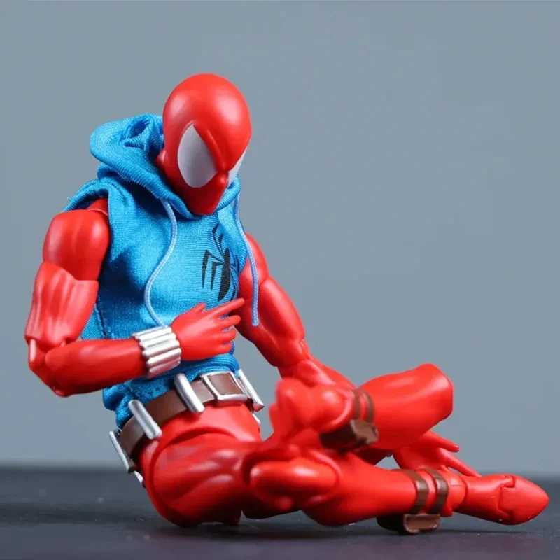 CT mafex186 Scarlet Spider-Man versión cómica Peter Parker personaje de anime figura posable modelo de juguete CT figura coleccionable
