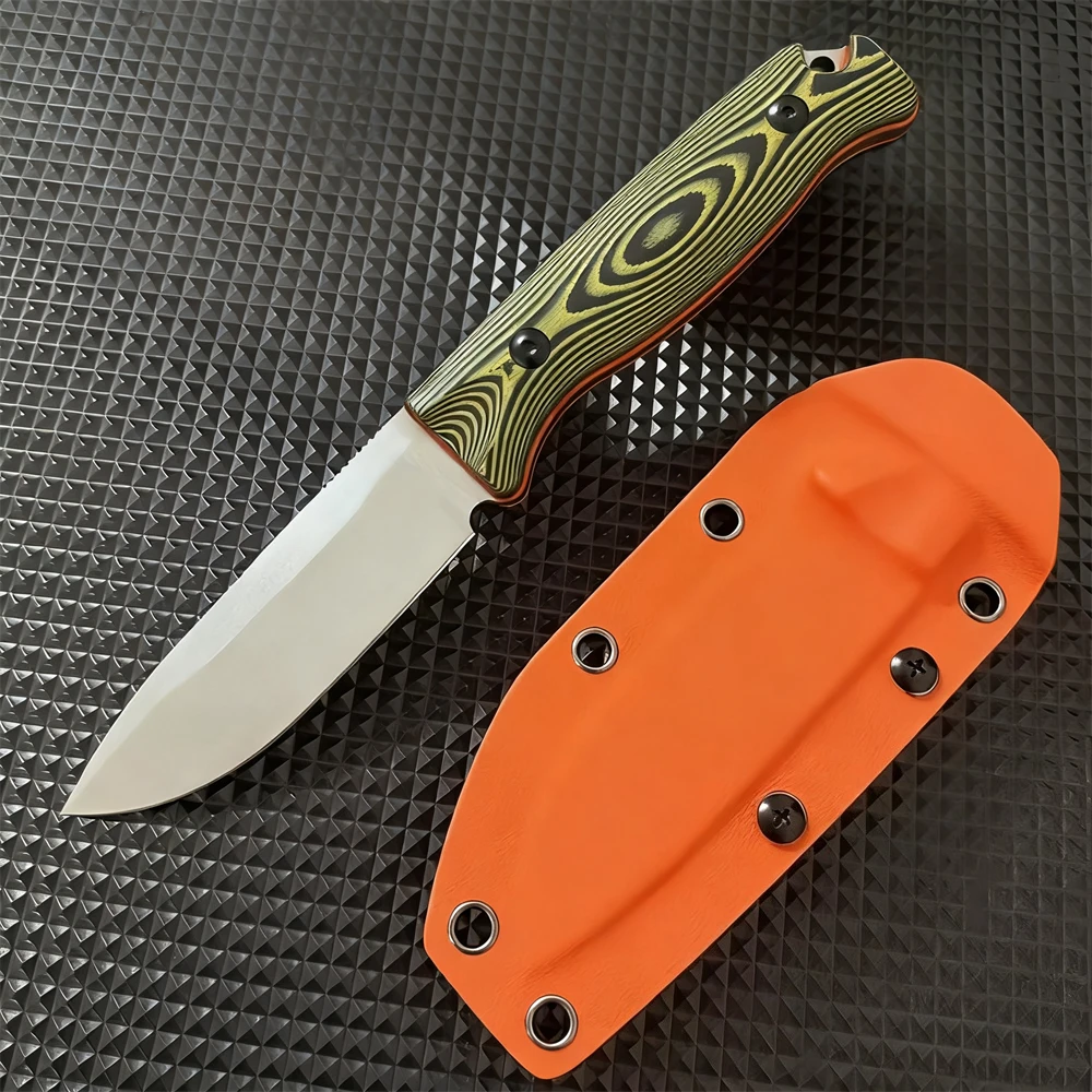 15002-2 Multi-function Fixed Knife G10 Tactical Straight Knife - Portable Tool for Outdoor Survival, Camping & Self-Defense