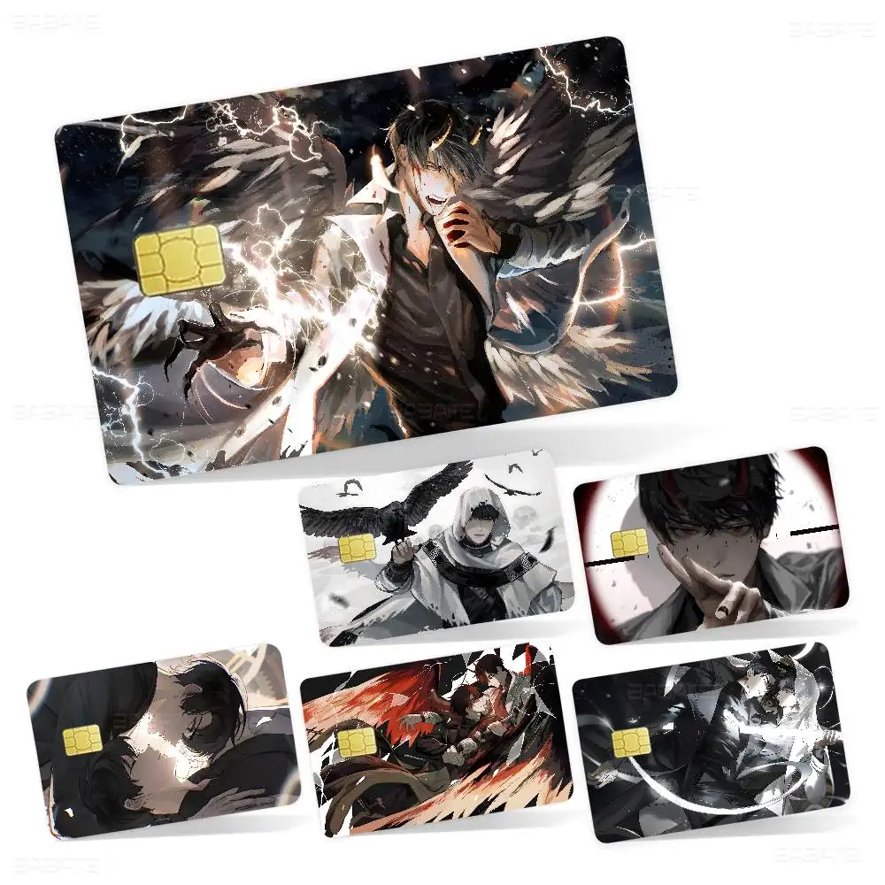 Omniscient R-Reader V-Viewpoint Credit Card Skin Stickers for VISA Bank Card Transportation Card Waterproof Sticker Anti-scratch
