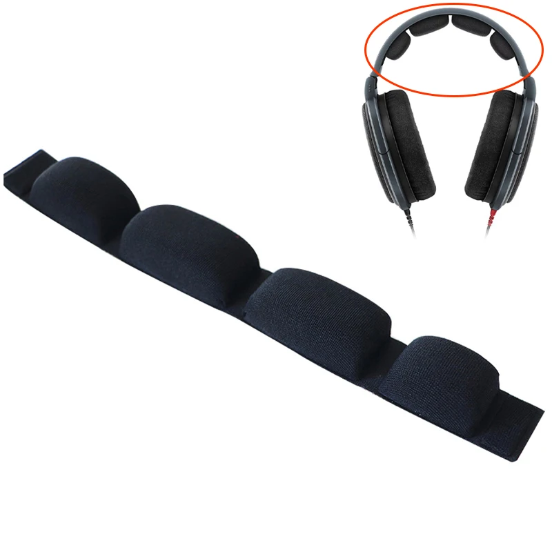 Dla Sennheiser HD545 HD565 HD580 HD600 HD650 HD 545 565 580 zestaw słuchawkowy dla graczy Gamer EarPad wymienne nauszniki z pałąkiem na głowę