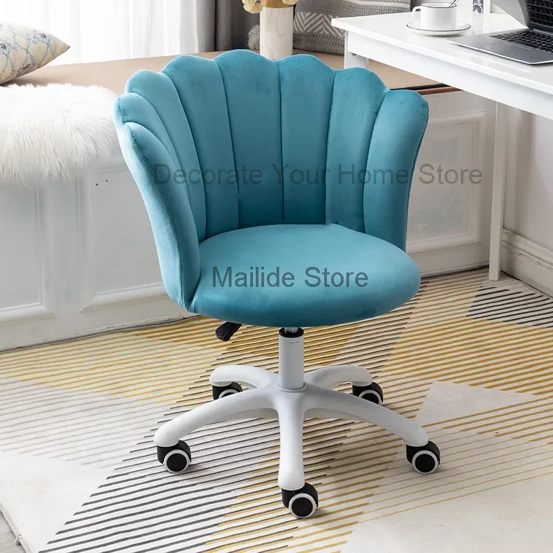 

Modern Wheel Office Chairs light luxury office Furniture Home fabric Lifting Swivel Computer Chair Nordic Creative Gaming Chair