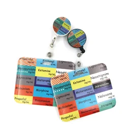 Doctor Nurse Medical Card Holder Lanyard Colorful Retractable Badge Nurse Doctor Student Exhibition ID Card Clips Badge Holder