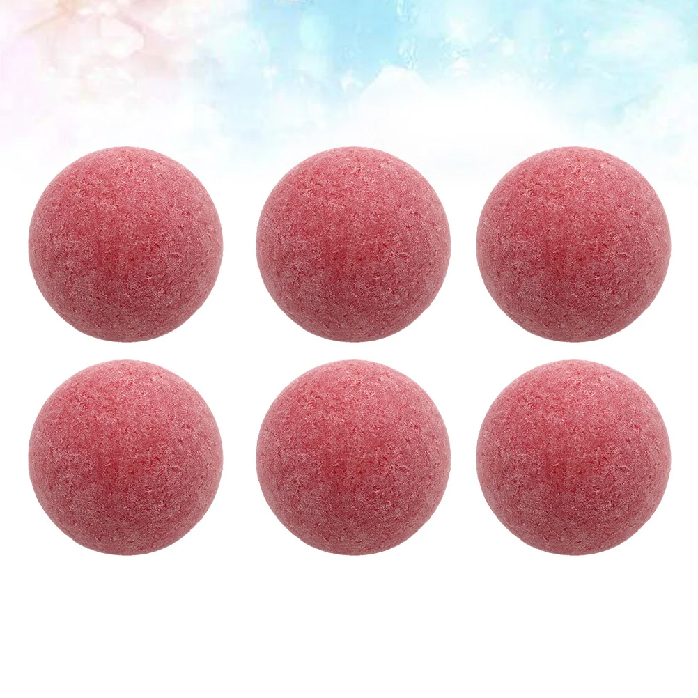 

6Pcs Table Football Soccer Style Replacement Foosballs Matte Plastic Balls for Indoor Sport Game Table Matte Football