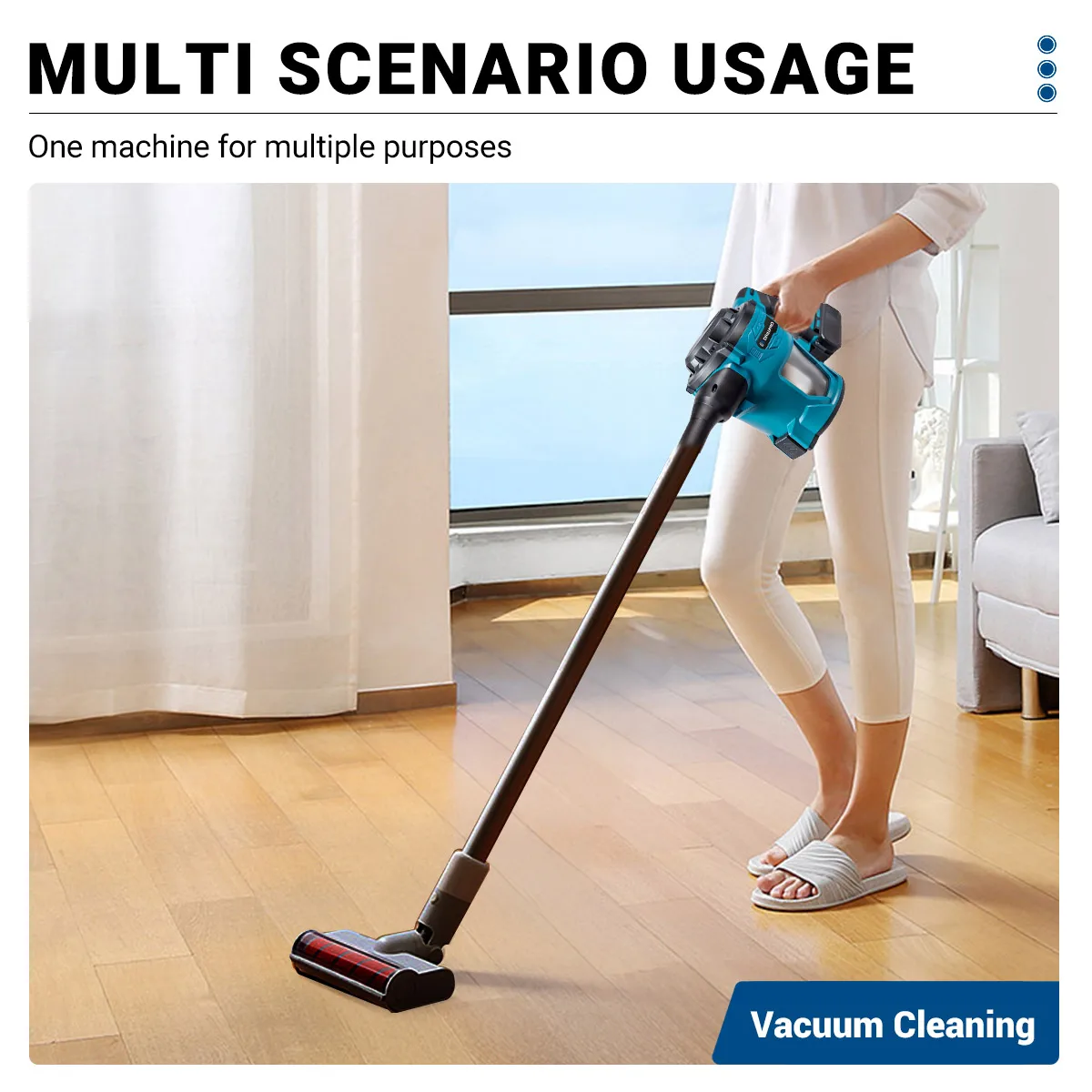 Drillpro-Souffleur d'air électrique sans fil, outil d'aspirateur à main, souffleur de cuir chevelu, nettoyage des feuilles tombées, poussière et neige, batterie Makita