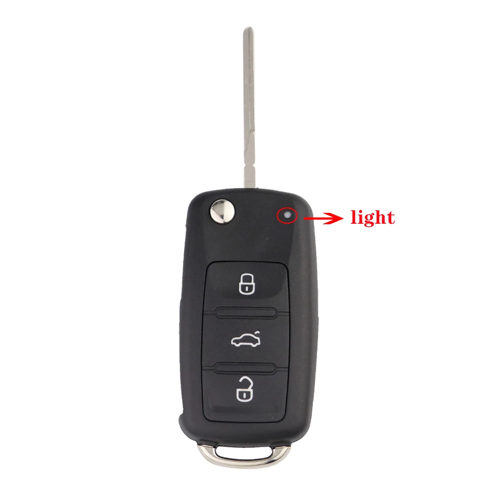 YIQIXIN Remote Car Key Shell For VW VOLKSWAGEN Jetta Tiguan Golf Caddy Eos Mk6 Toledo Skoda Bora Sagitar Polo Passat Beetle