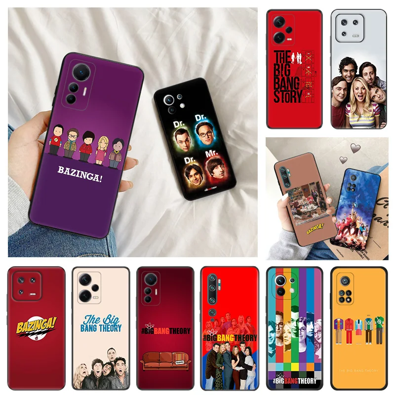 Silicone Soft Phone Cases Cover for Xiaomi 13 Pro 12 12s 12x 12t Mi 11 Lite 11t 9 t 10 10t cc9 Note10 The Big Bang Theory Fundas