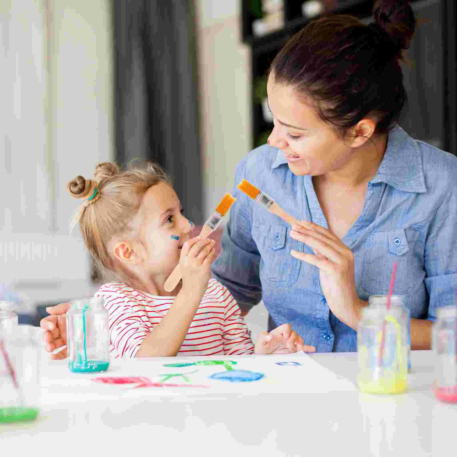 ナイロン毛ペイントブラシ,木製ハンドル,ポータブルクリーニングツール,溶接,再利用可能な壁ペイントツール