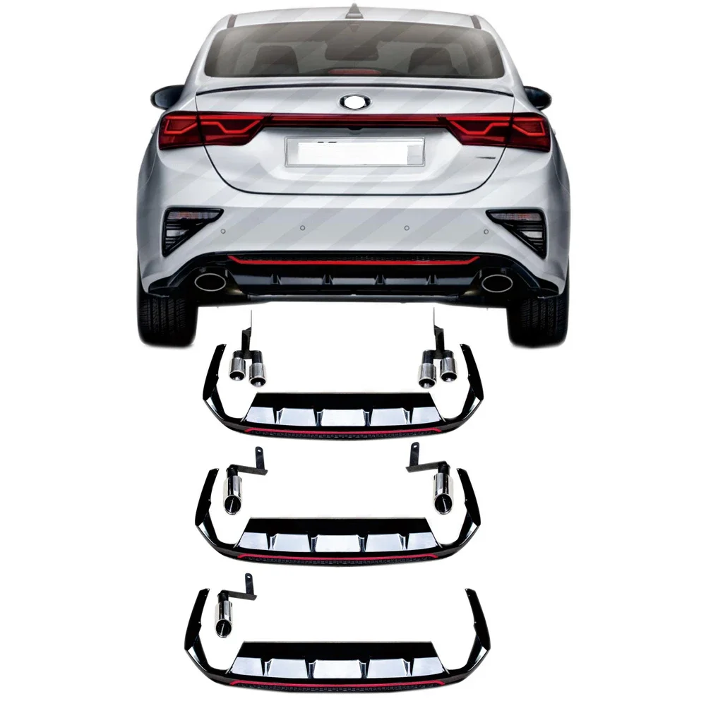 New Product For 2019 2020 2021 Kia K3 Forte Cerato diffuser Cerato Rear lip PP Plastic Material Bodykit For Rear