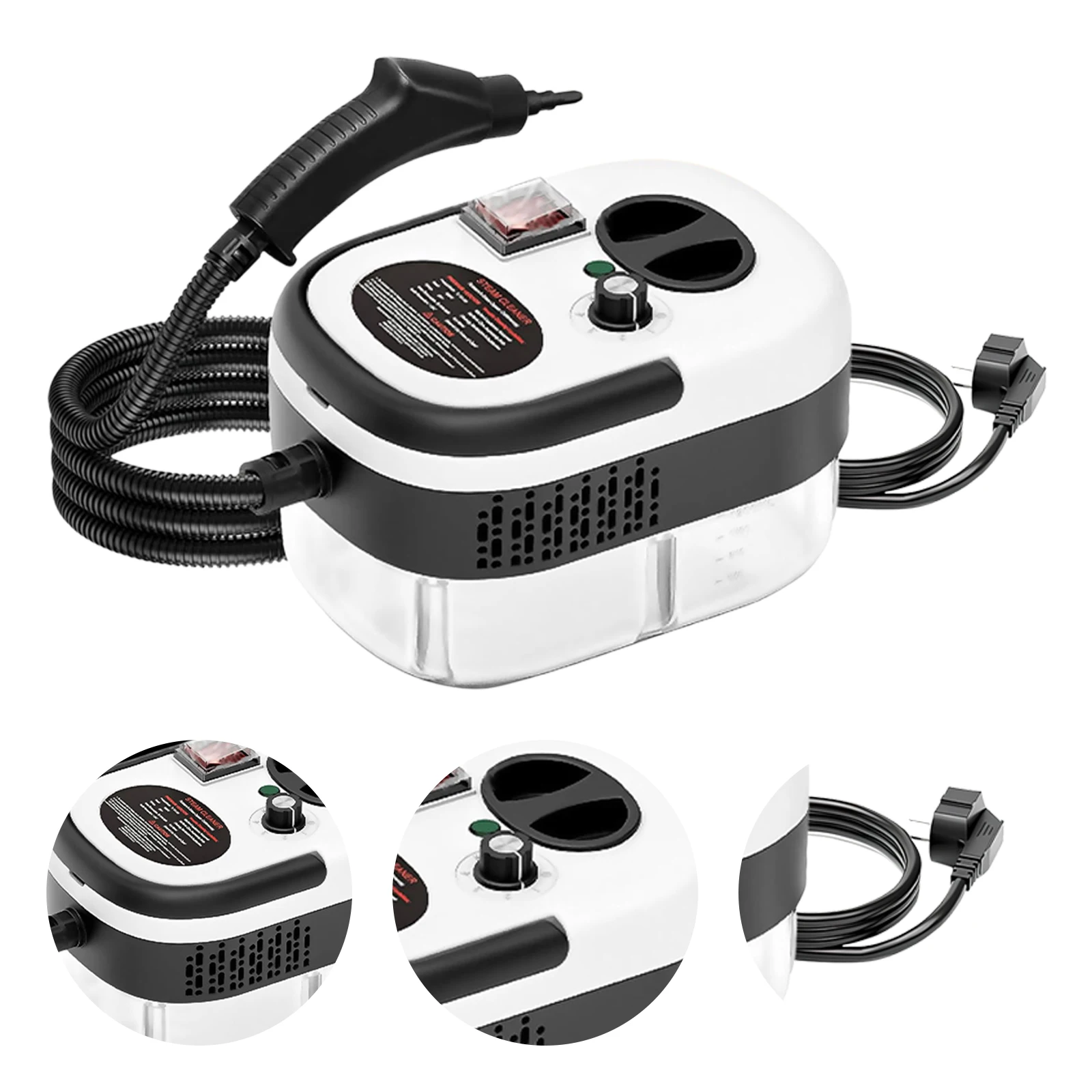 

2500W 220V Handheld Steam Cleaner High Temperature Portable Cleaning Machine Interior Steam Cleaner for Home Kitchen Degreasing