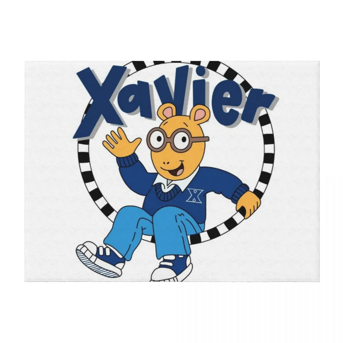 

Xavier University Arthur Logo Throw Blanket Retros for sofa Extra Large Throw Blankets