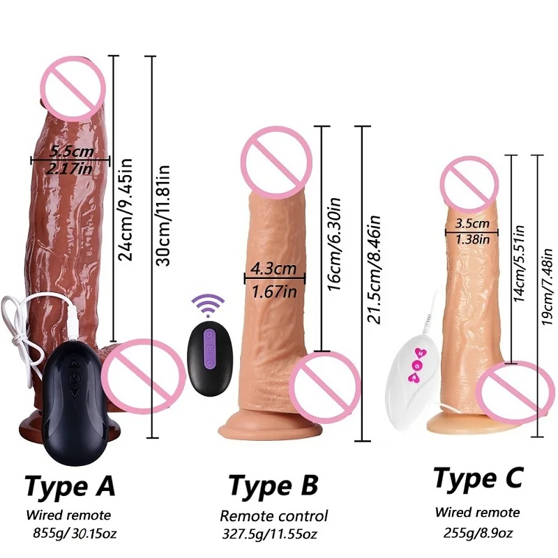 Realistic Dildo Vibrators for Women Swing Vibrator Realistic Vibrating Penis Sex Toy for G-Spot Massage Adult Masturbation